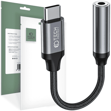 Tech-protect Tech-Protect Usb-C Na Mini Jack 3,5 Mm Adapter Za Mobitele Visoke Kvalitete