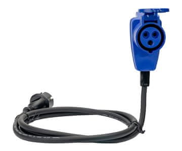 Platinet EZ38 adapter za kamp kućicu/kombi/prikolicu, 3.6kW, 16A, crni