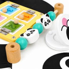 Aga4Kids Montessori drvena ploča Panda