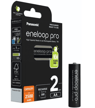 eneloop baterije PRO AA/HR6 2/1 EKO (BK-3HCDE/2BE)