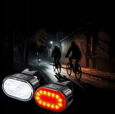 Verkgroup LED set svjetala za bicikl, 200 lm, do 20 sati (RC-K-1450)