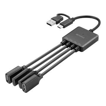 Sandberg USB-C/A na 2A+2C razdjelnik