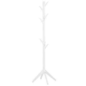 Homestyle4U Stalak za kapute, 179x40x40 cm, bijela