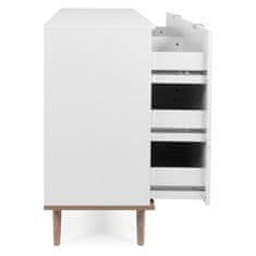 Homestyle4U Komoda, 120x40x86,5 cm, bijela