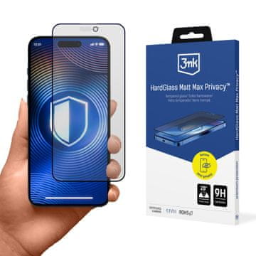 3MK 3Mk Kaljeno Staklo Hardglass Matt Max Privacy Za Iphone 15 Pro Max