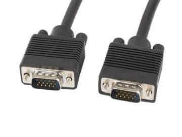 Lanberg Vga kabel lanberg m/m 1,8m, ekran ferryt, crni