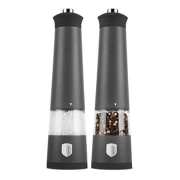 Berlingerhaus Set električnih mlinova za papar i sol, 2 komada, Anthracite kolekcija