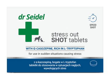 Dr. Seidel Stress Out Shot tablete za smirivanje pasa i mačaka, 10 tableta