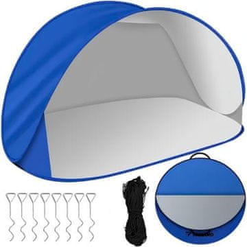 Trizand Pop-up plažni šator s UV zaštitom, 220x120x100 cm