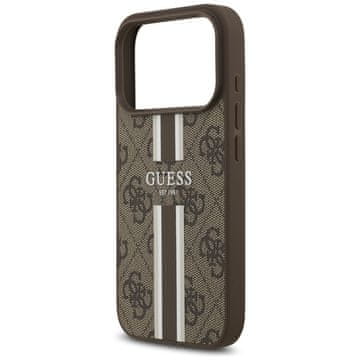 Guess maskica za iPhone 17 Pro - MagSafe, zaštitna stražnja strana, smeđa TPU/plastika