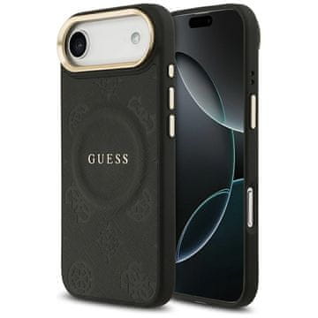 Guess Torbica Guess Peony Hot Stamp MagSafe za iPhone Air, crna