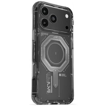 Etui Skinarma Magma za iPhone 17 Pro Max, magnetsko punjenje, grafitna