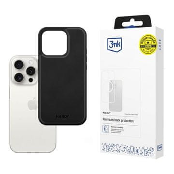 3MK Svilena kožna futrola za iPhone 15 Pro Max s magnetom