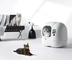 PetKit Purobot Max Pro 2 pametni automatski toalet za mačke, AI kamera, Wifi, Triple sustav za neutralizaciju mirisa, 66x60x54cm, sivi