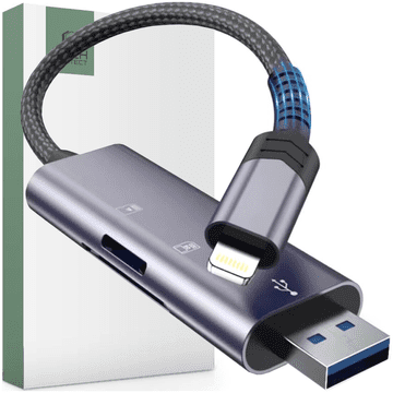 Tech-protect Ultraboot čitač kartica za SD i Micro SD s Lightning USB priključkom