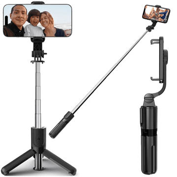 Tech-protect TECH-PROTECT L02S bluetooth samostojeći štap za selfie, tronožac, crna