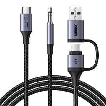 Ugreen Cm772 Usb-C Na 3,5 Mm + Usb-C/A Zvučna Kartica Za Mobitele