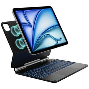 Edge s tipkovnicom za iPad Air 11" 2024/2025 od karbonskih vlakana