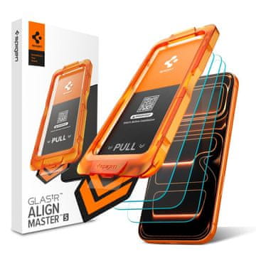 Spigen Spigen Kaljeno Staklo Alm Glas.tr Slim Pakiranje Od 3 Komada Za Iphone 17 Pro Max Zaštita