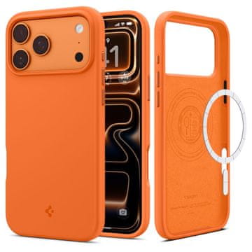 Spigen Spigen Silikonska Futrola Fit Magsafe Za Iphone 17 Pro Max Cosmic Orange Zaštita