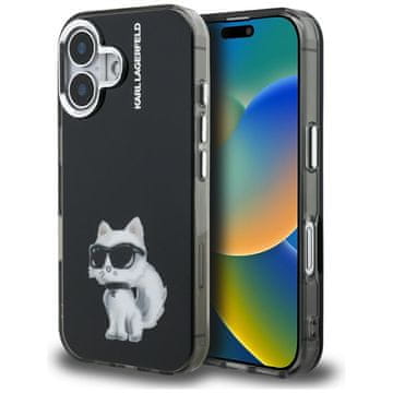 Karl Lagerfeld Karl Lagerfeld Torbica Iml Aqua Relle Choupette & Logo Za Magsafe Iphone 16