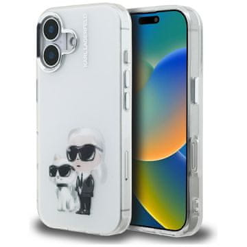 Karl Lagerfeld Karl Lagerfeld Futrola Iml Aquarele Karl & Choupette Za Iphone 16 S Dizajnom