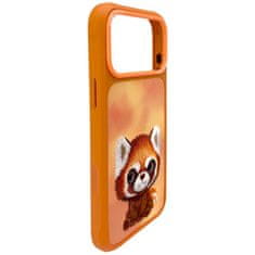 M&M Big Eyed Pet 2.0 maskica s motivom rakuna za iPhone 17 Pro narančasta