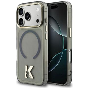 Karl Lagerfeld IML K Head Logo MagSafe maskica za iPhone 17 Pro crna