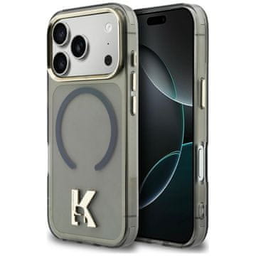 Karl Lagerfeld IML K Head Logo MagSafe maskica za iPhone 17 Pro Max crna