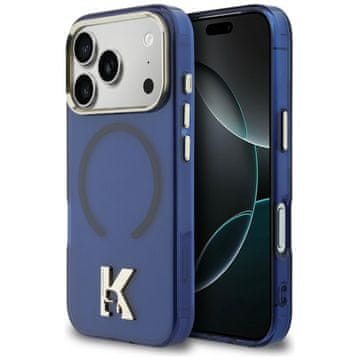 Karl Lagerfeld IML K Head Logo MagSafe maskica za iPhone 17 Pro plava
