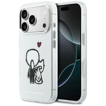 Karl Lagerfeld Karl & Choupette MagSafe maskica za iPhone 17 Pro Max, prozirna