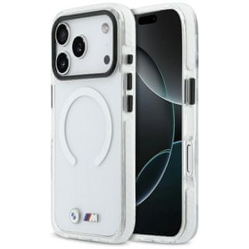 Bmw M IML udarnootporna metalna maskica s logotipom MagSafe za iPhone 17 Pro Max, prozirna