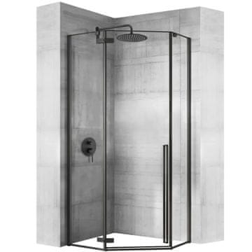 REA Tuš kabina Rea DIAMOND BLACK MAT 90x90