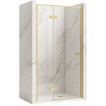 REA Tuš vrata Rea Atlas 80 Brush Gold