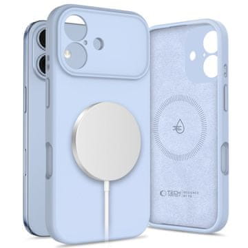 Tech-protect SILIKONSKA MAGSAFE FUTROLA ZA IPHONE 17 MAGLOVITO PLAVA