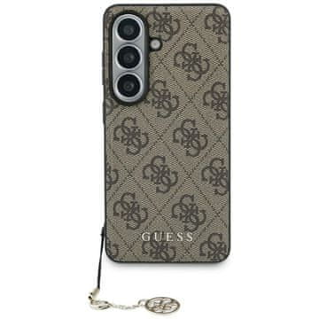 Guess 4G Classic Logo Charm MagSafe maskica za Samsung Galaxy S26 smeđa