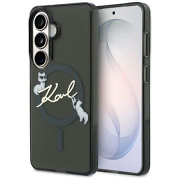 Karl Lagerfeld IML KC Script MagSafe maskica za Samsung Galaxy S26 crna