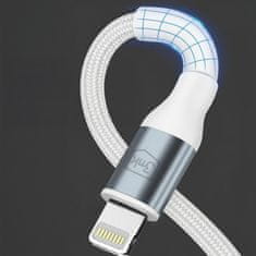 3M Dodatna oprema - 3mk Hyper kabel N-SERIES C na Lightning 3m PD 3.0 9V/3A 27W Bijeli