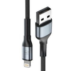 3M Dodaci - 3mk Hyper kabel N-SERIES A na Lightning 1m QC 3.0 5V/2.4A 12W Crni