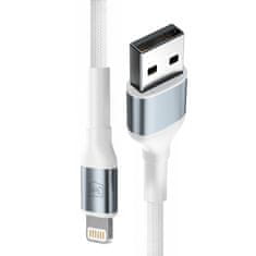 3M Dodaci - 3mk Hyper kabel N-SERIES A na Lightning 2m QC 3.0 5V/2.4A 12W Bijeli