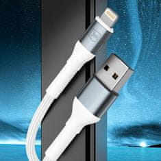 3M Dodaci - 3mk Hyper kabel N-SERIES A na Lightning 2m QC 3.0 5V/2.4A 12W Bijeli