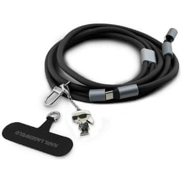 Karl Lagerfeld Karl Lagerfeld Usb-C Kabel S Cbdy Ionic Oznakom Za Punjenje Iphone-A 12 13 14