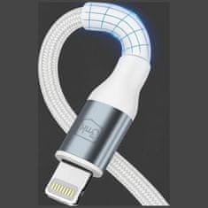 3MK Hyper kabel N-serije USB-C na Lightning 3m PD 3.0 9V/3A 27W bijeli