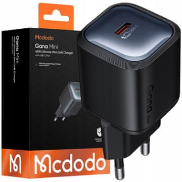 Mcdodo BRZI ZIDNI PUNJAČ NAPAJANJE CUBE USB-C 45W GAN