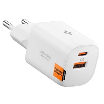INNA Spigen Essential Punjač Za Telefon S 2 Priključka 35 W Bijeli Brzi