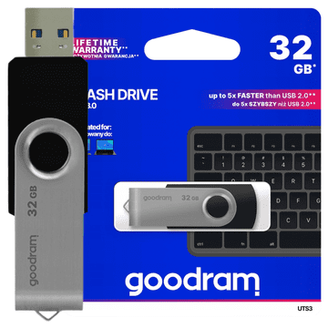 GoodRam Usb Flash Drive 32 Gb Usb 3.2 Za Računalo S Brzim Prijenosom Podataka