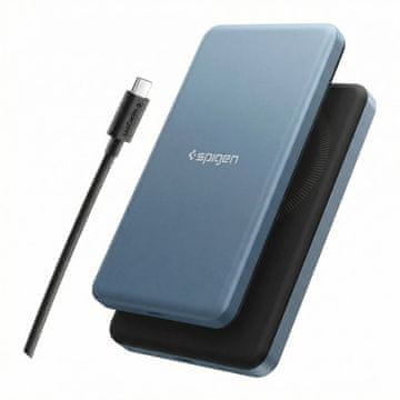 Spigen Spigen Essential Magsafe Power Bank Za Mobitele 5000Mah 22.5W Qi2 Plavi