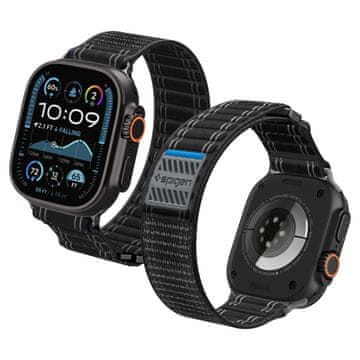 Spigen WBF0 REMENICA ZA APPLE WATCH 8 / 9 / 10 / 11 / SE / ULTRA (44 / 45 / 46 / 49 MM) CRNA