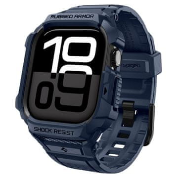 Spigen RUGGED ARMOR "PRO" V2 APPLE WATCH 10 / 11 (42 MM) TAMNOPLAVA