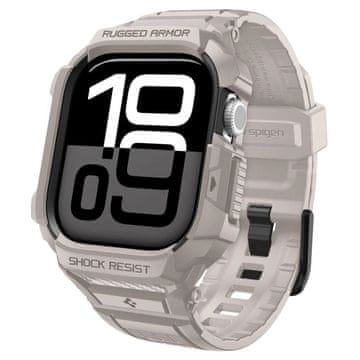 Spigen RUGGED ARMOR "PRO" V2 APPLE WATCH 10 / 11 (46 MM) DUNE BEŽ